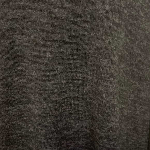 Charcoal Gray Cold Shoulder Soft Knit Top - Picture 5 of 6